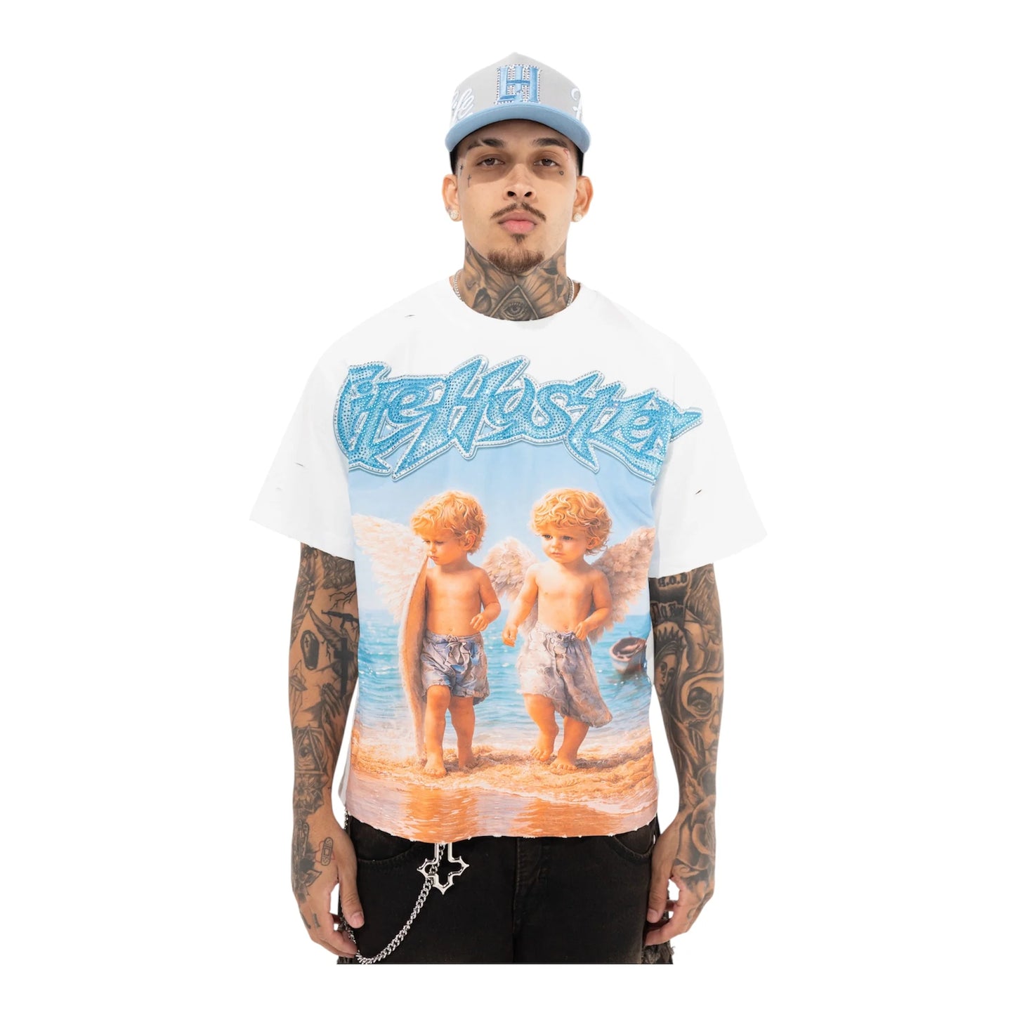 Life Hustlers - Kid Angels White Tee