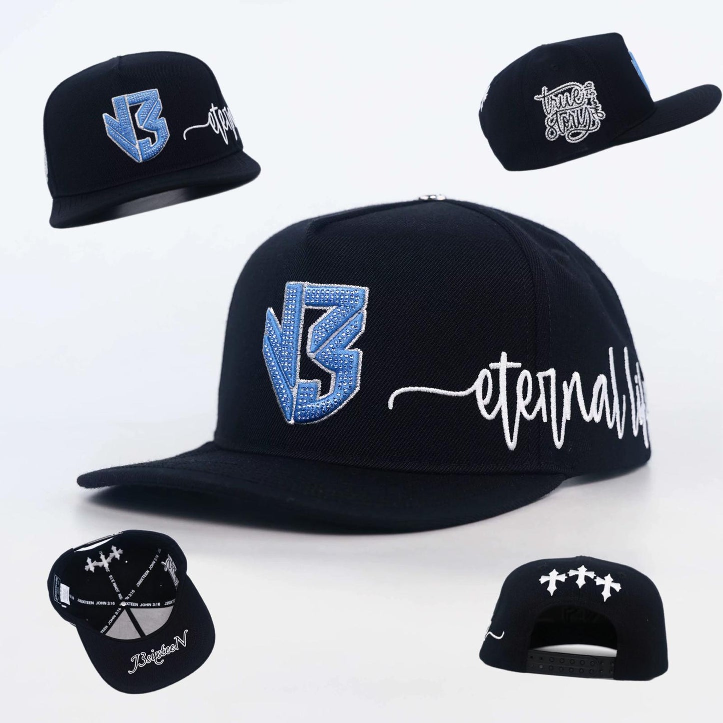 J3sixteeN Cap - Black & Blue