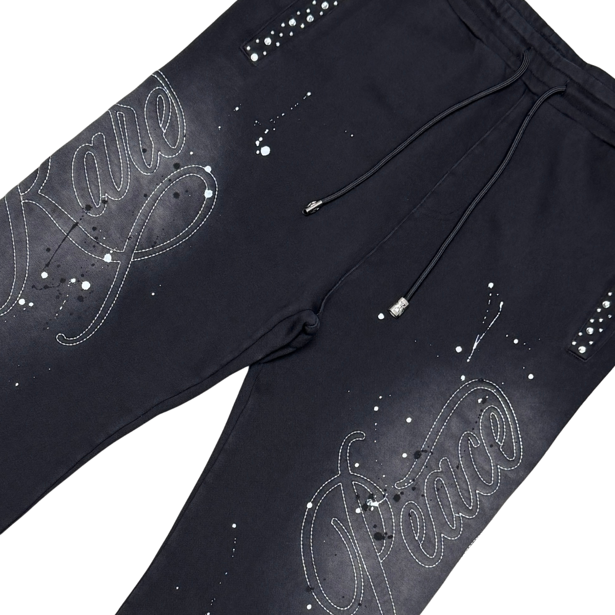 Rare peace - WASHED RHINESTONE + EMBOSSED SPLATT
ER JOGGER