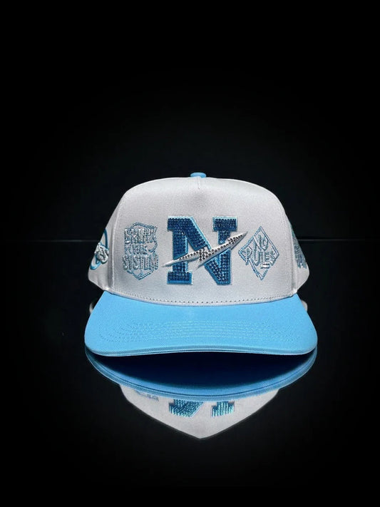 Norules Cap White & Sky Blue - new