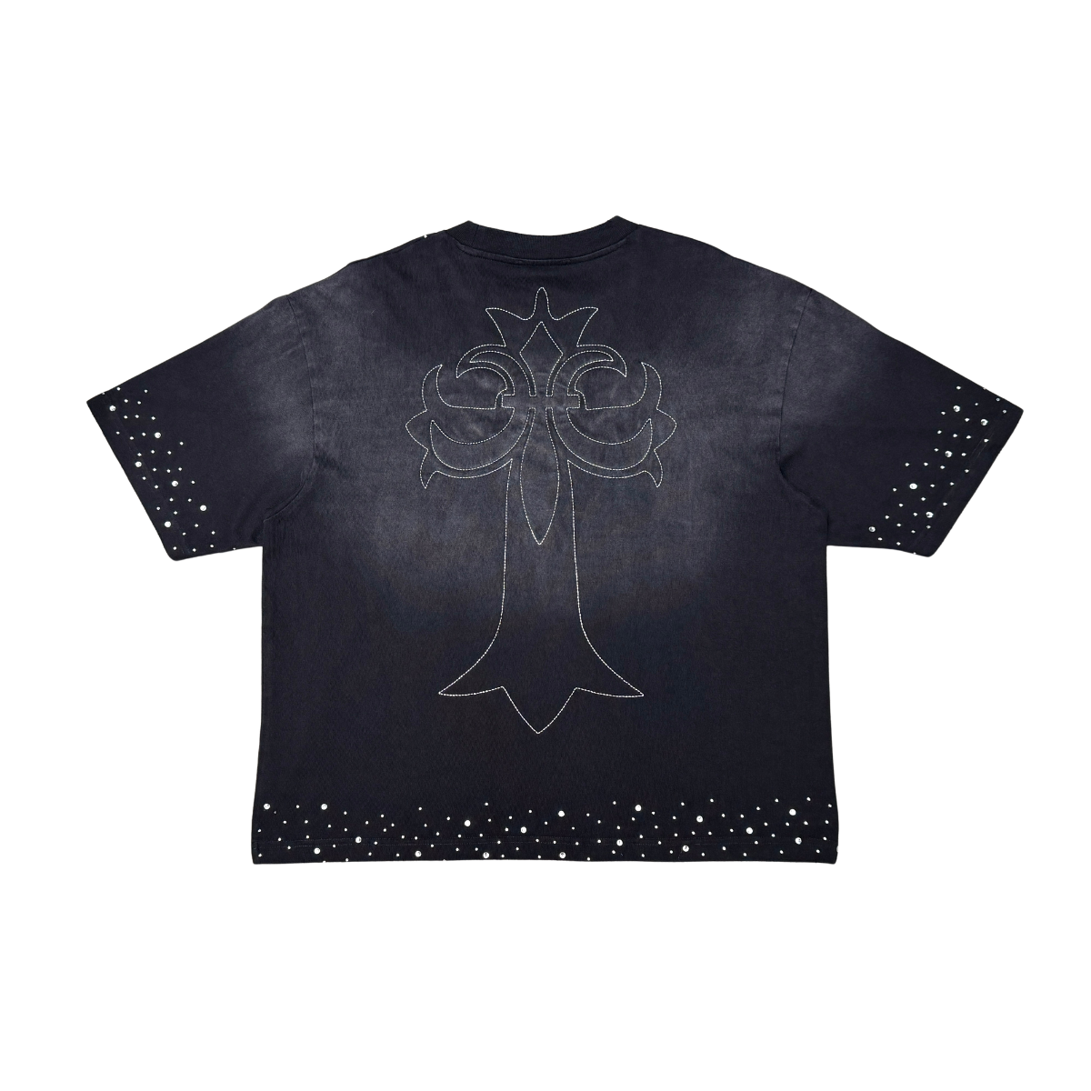 Rare peace - WASHED RHINESTONE + EMBOSSED SPLATT
ER TEE