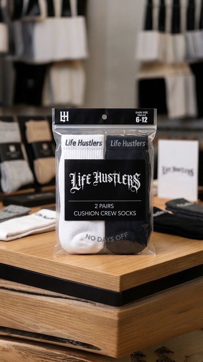 Life Hustlers “Essential Socks”