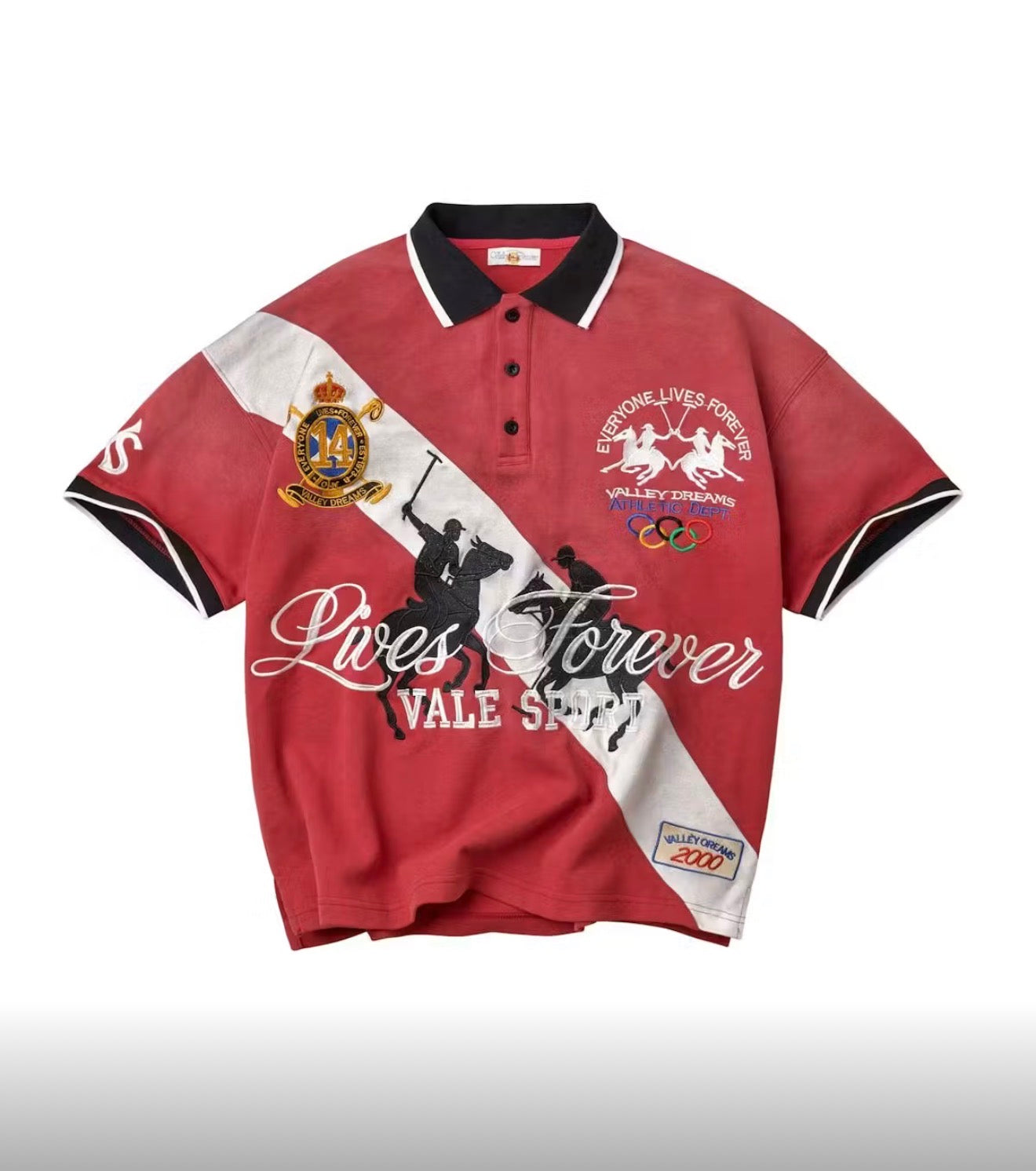 Valley Dreams - Red London Polo Tee
