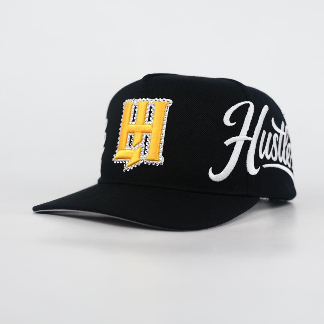 Life Hustlers Cap - Black & Yellow