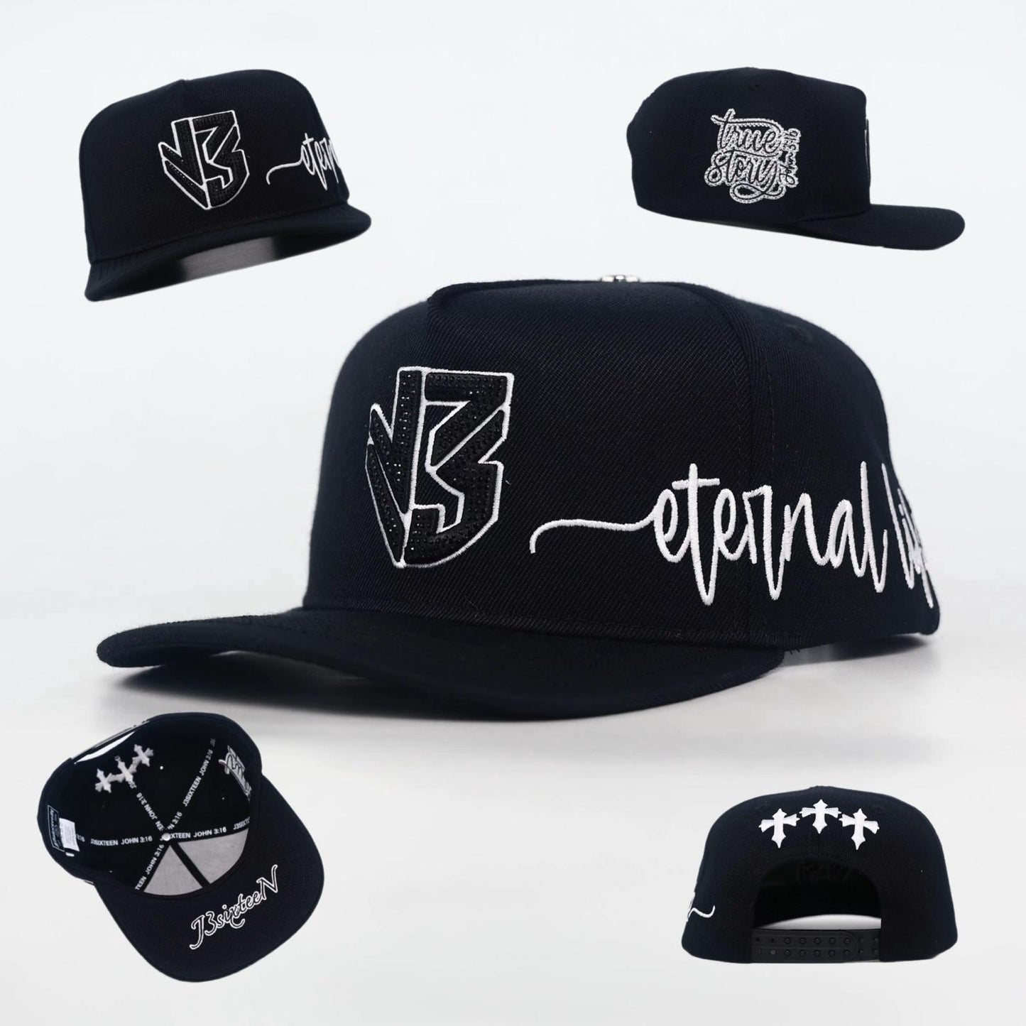 J3sixteeN Cap - Black & White