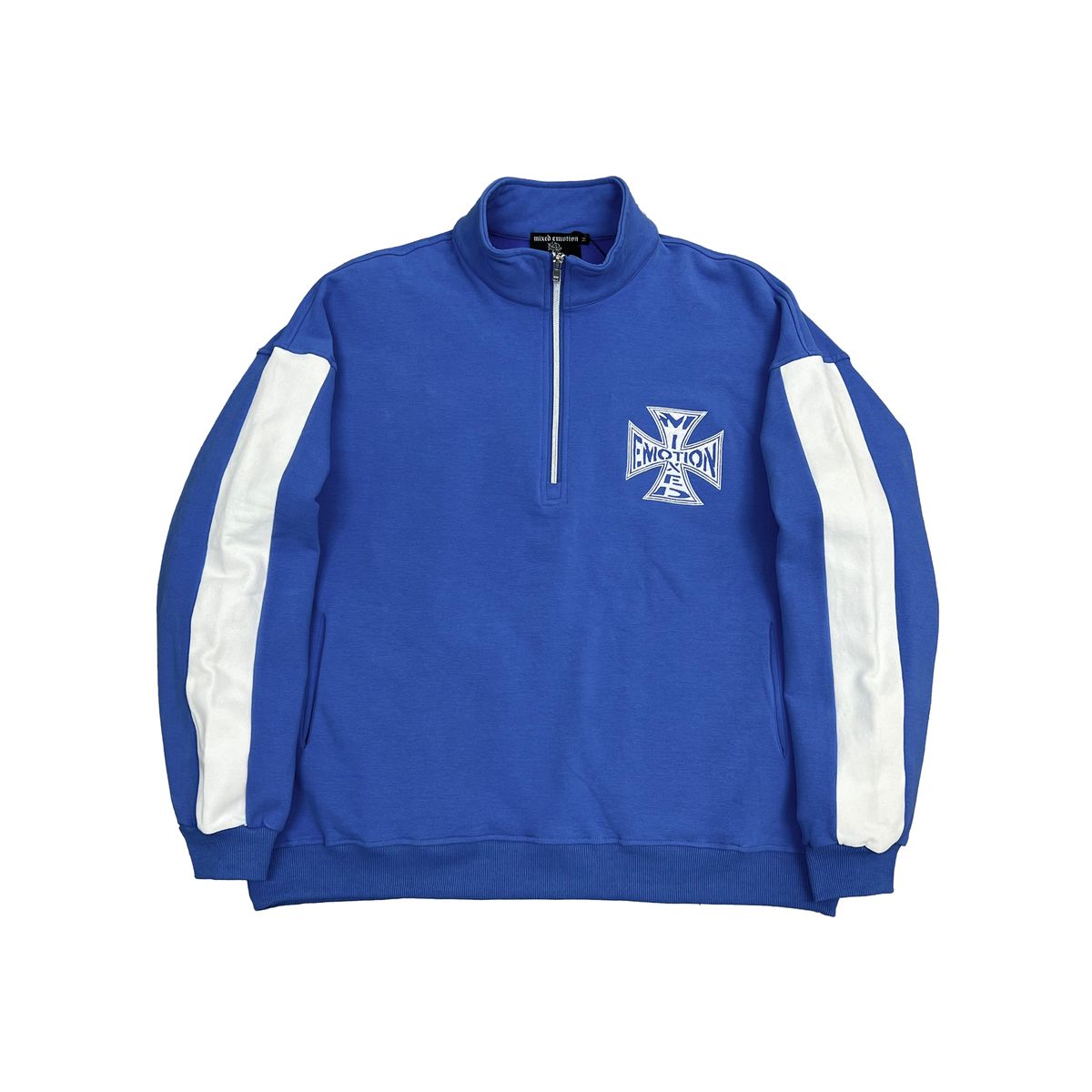 Mixed Emotion - Blue Quarter Hoodie