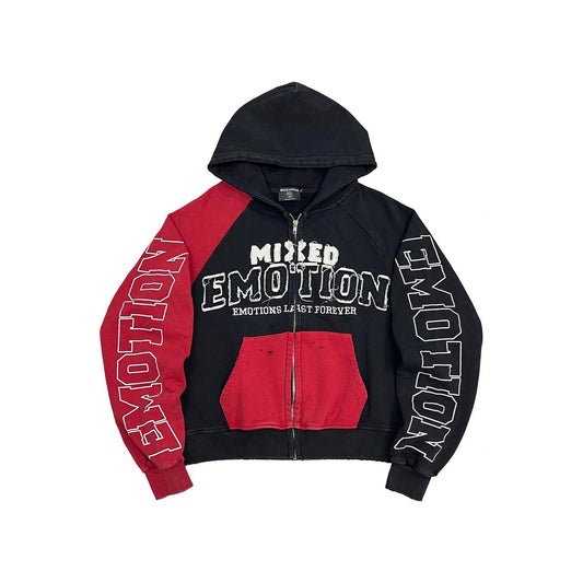 Mixed Emotion - Red Split Decisions Hoodie