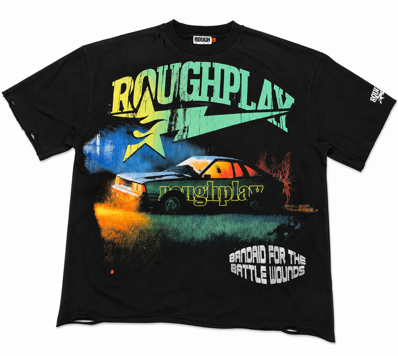 Roughplay t shirt car color