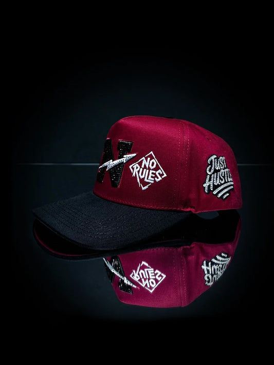 Norules Cap Red & Black (The Bred)