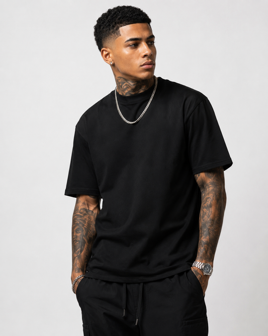 City Lab - Premium Black Tee