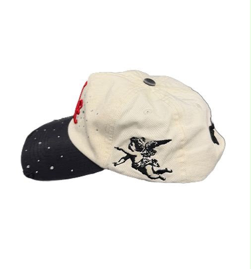 Mixed Emotion- Black & Beige Cap