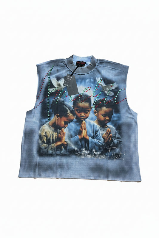 Rare Peace Oversized The End of America Sleeveless Tee