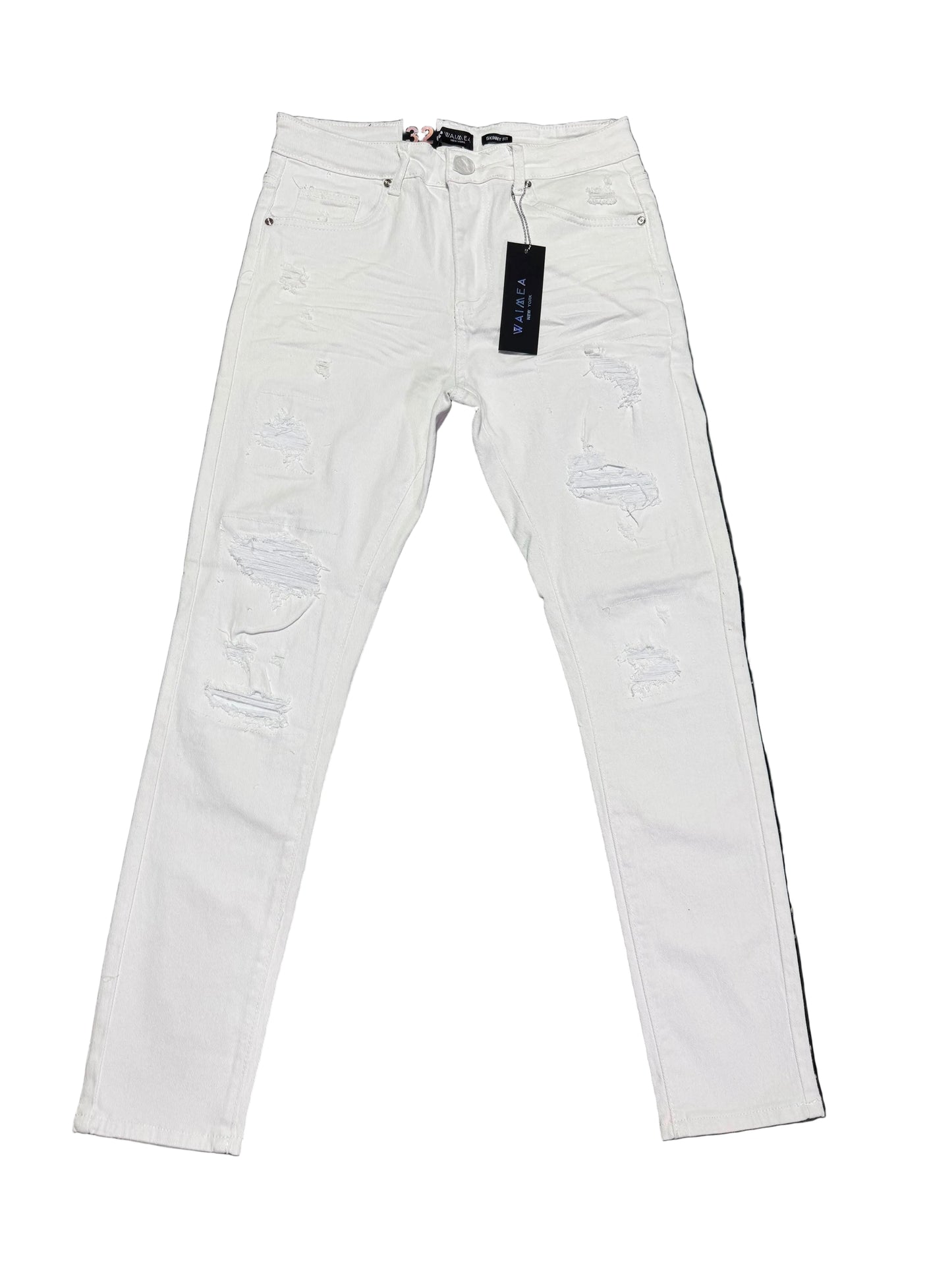 Waimea - White Skinny Jeans