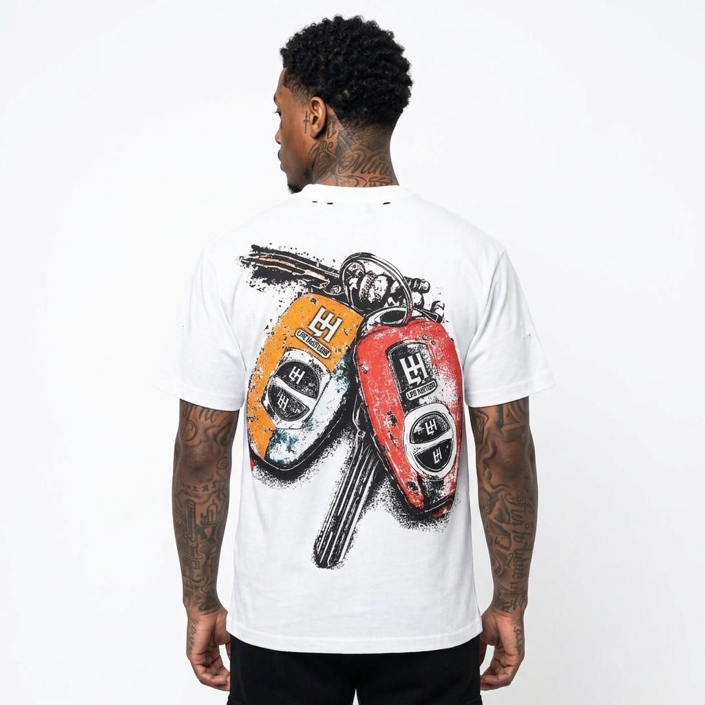 Life hustlers t shirt-red speed