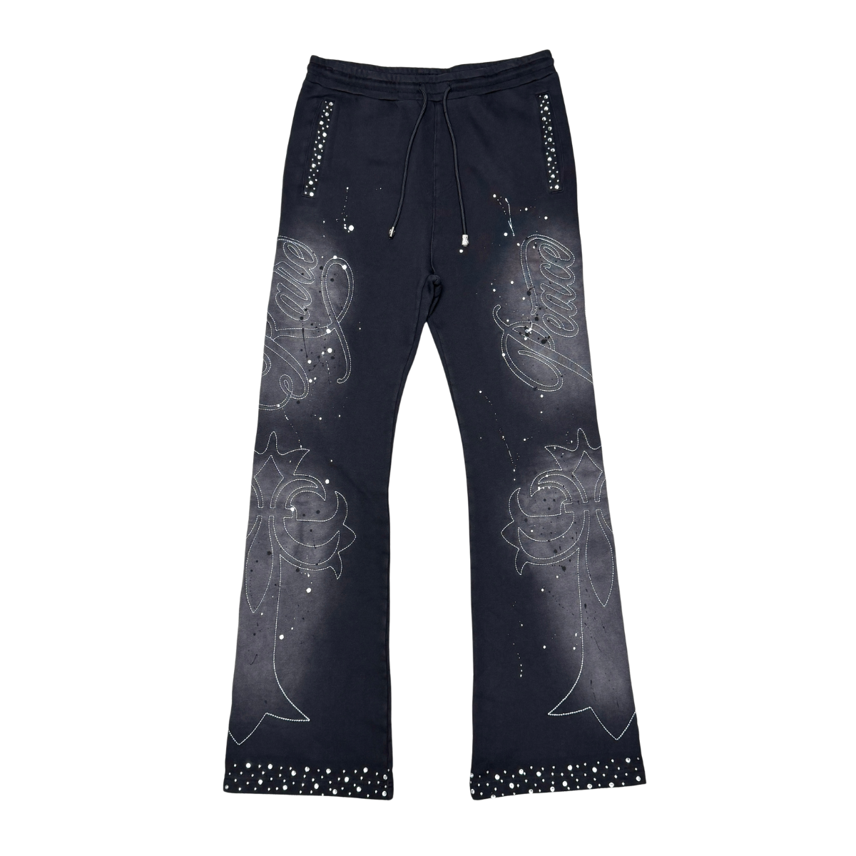 Rare peace - WASHED RHINESTONE + EMBOSSED SPLATT
ER JOGGER