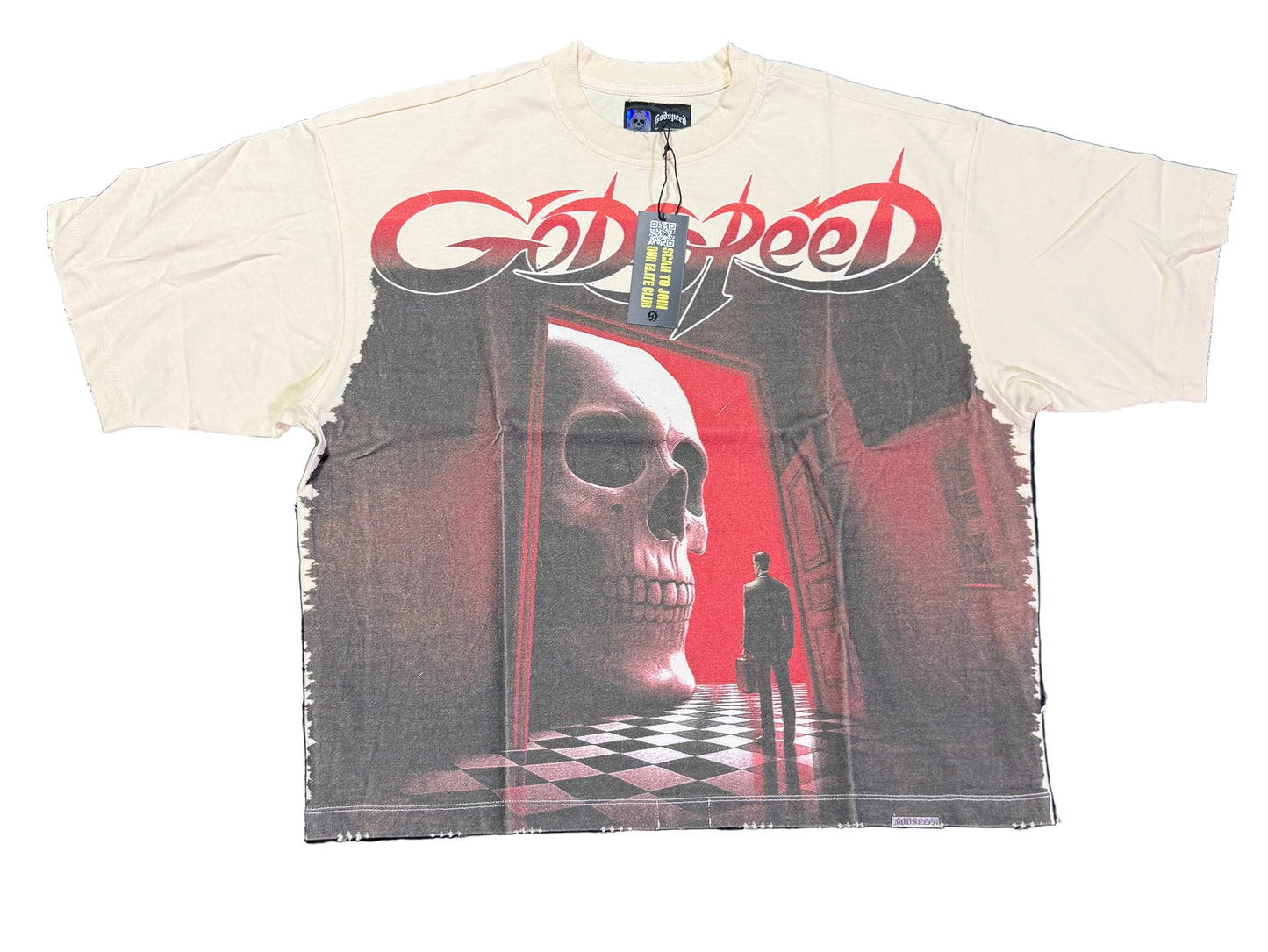Godspeed t shirt - out of many, one.