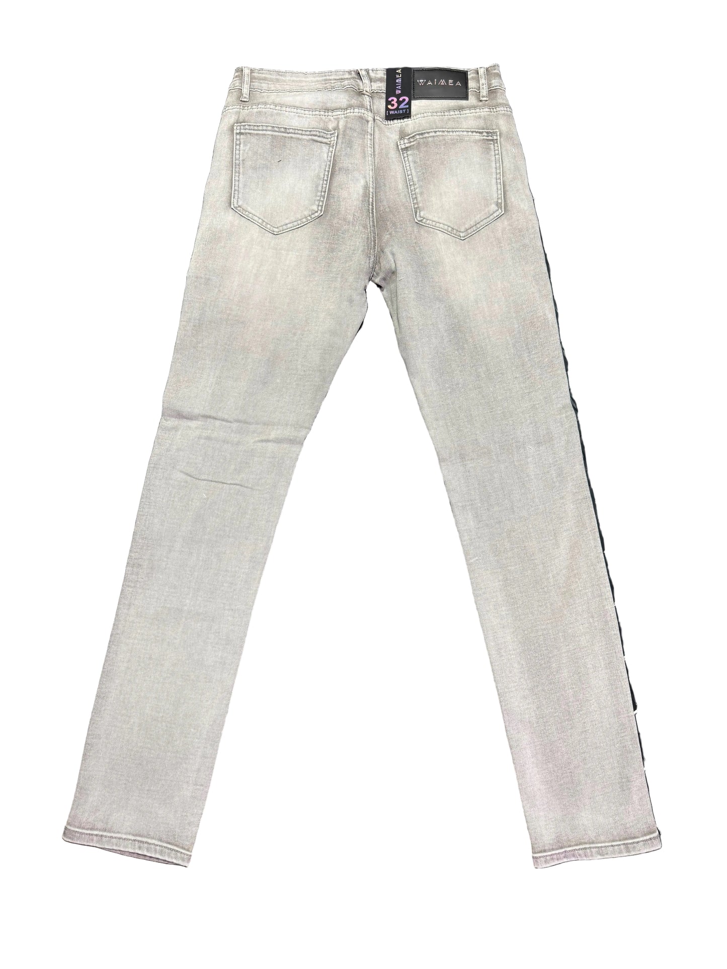 Waimea - Grey Wash Skinny Jeans