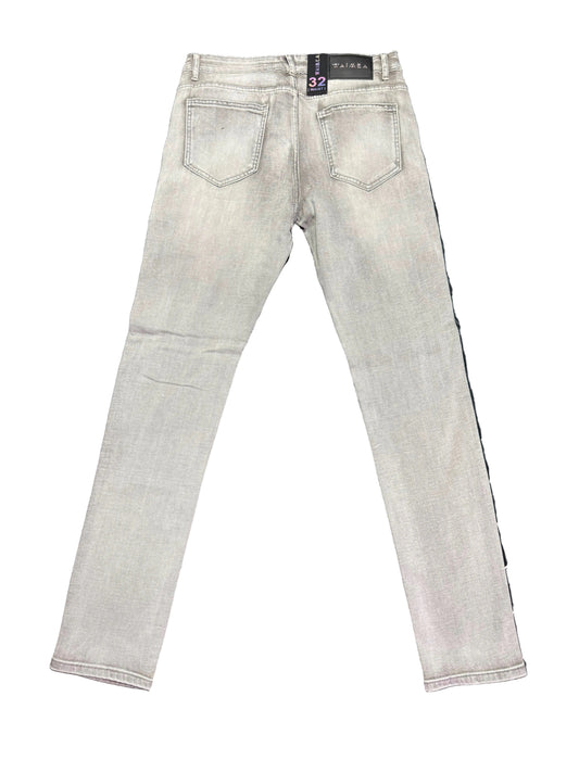 Waimea - Grey Wash Skinny Jeans