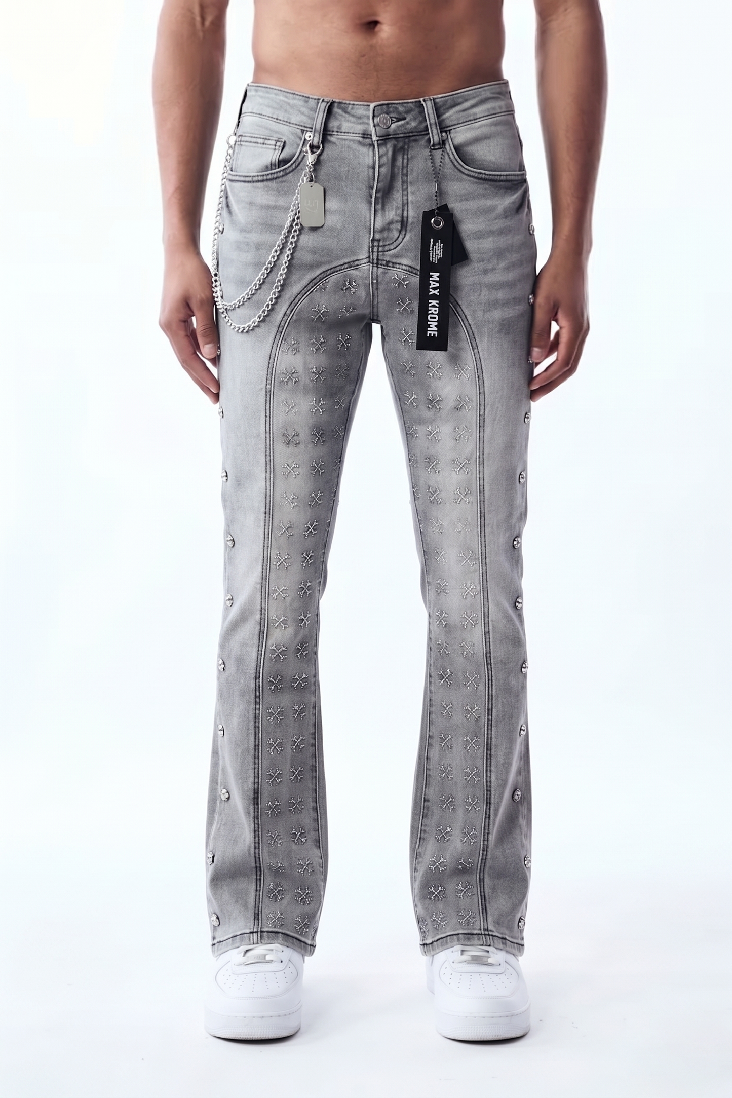 DOPAMINE JEANS - GREY max krome