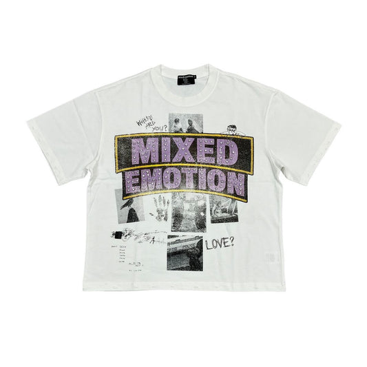 Mixed Emotion- White ‘Lost Identity’ Tee