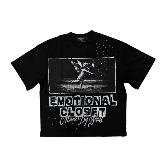 Mixed Emotion - Black "Scar" Tee