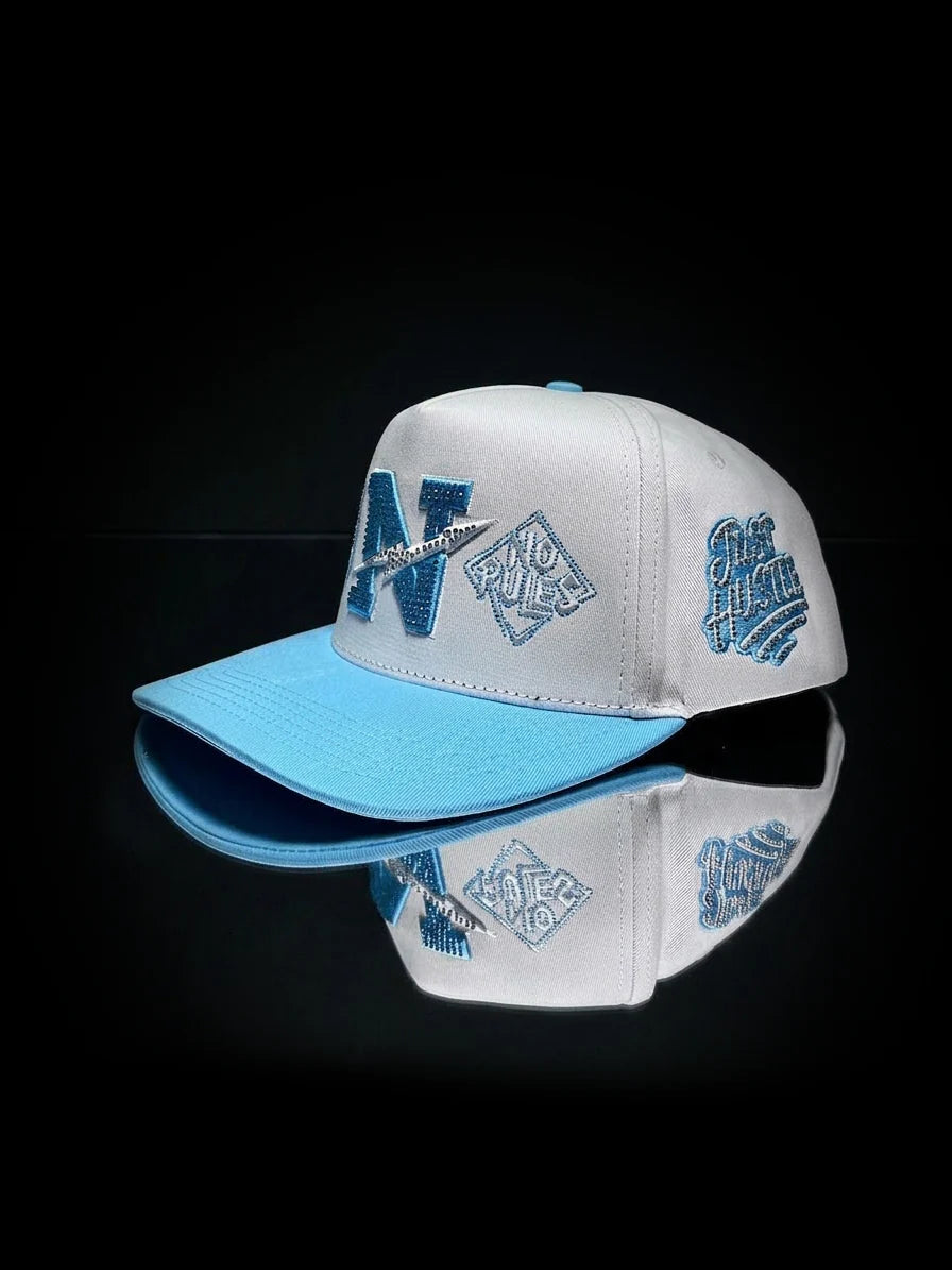 Norules Cap White & Sky Blue - new