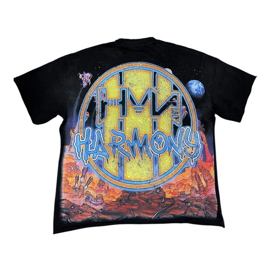 Harmony - "Cyber Dystopia" Vintage Black Tee