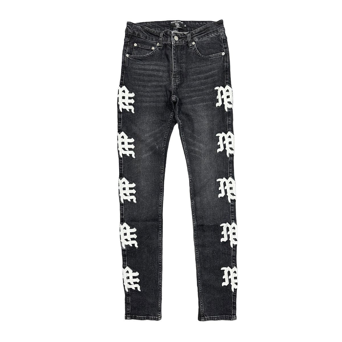 Jeans mixed emotions black and white