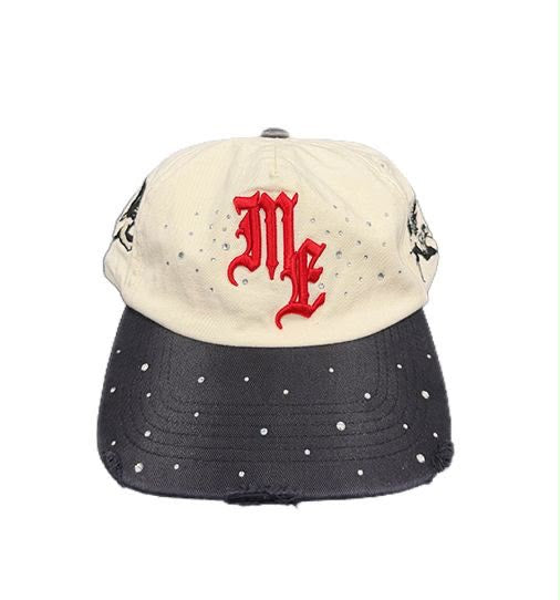 Mixed Emotion- Black & Beige Cap