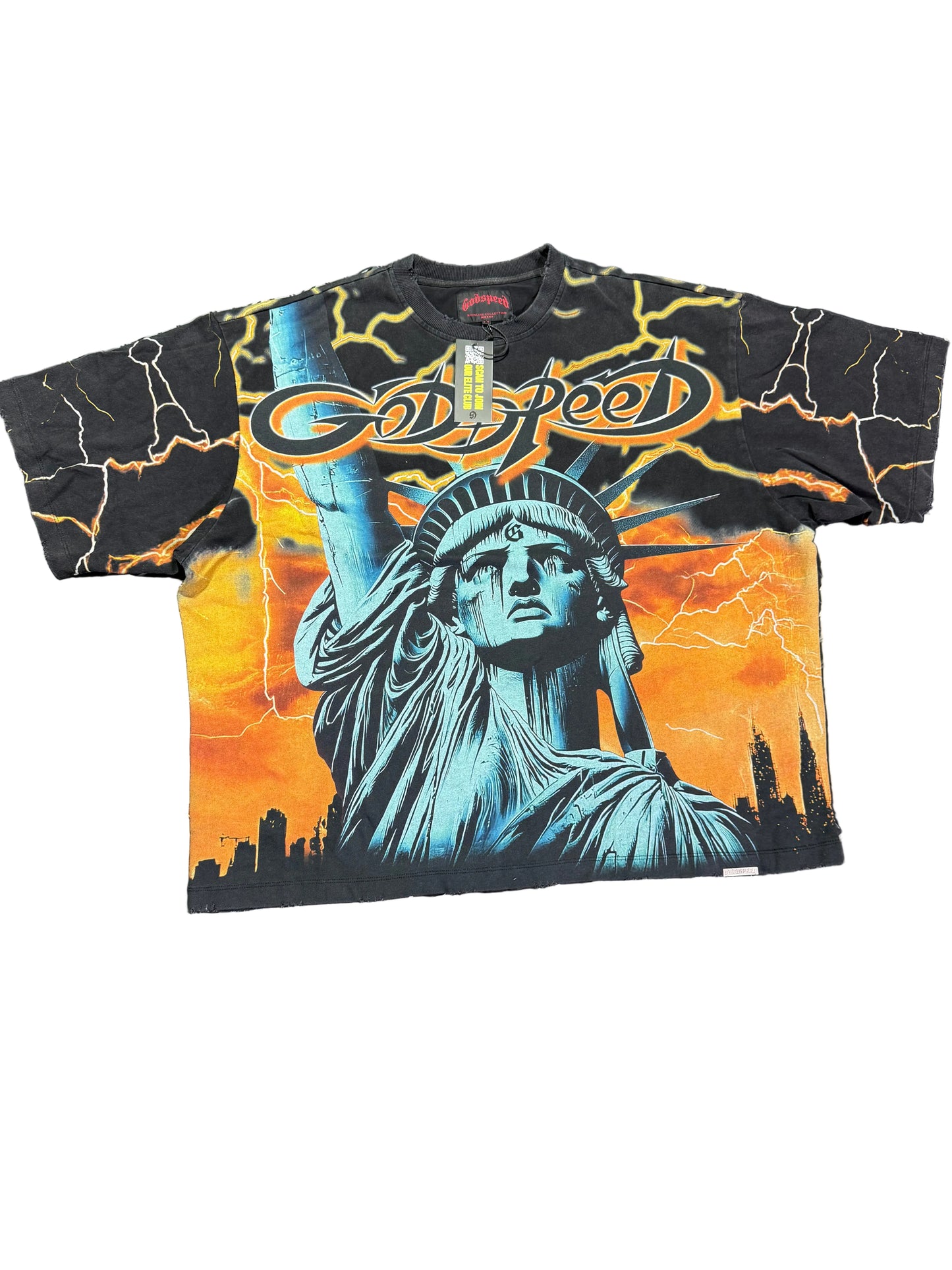 Godspeed - liberty voltage t shirt