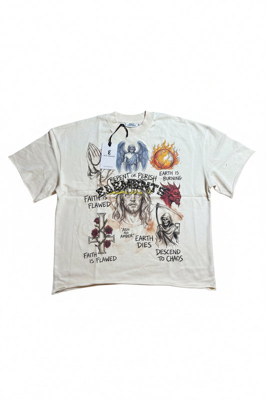 Saint Elements Apocalypse Tee - White