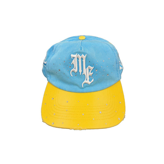 Mixed Emotion- Blue & Yellow Cap