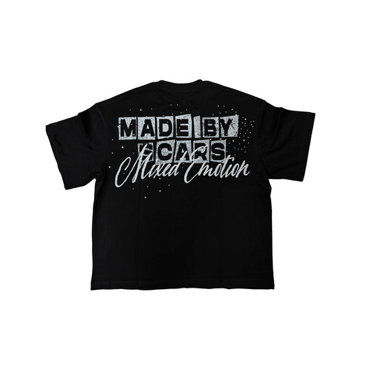 Mixed Emotion - Black "Scar" Tee