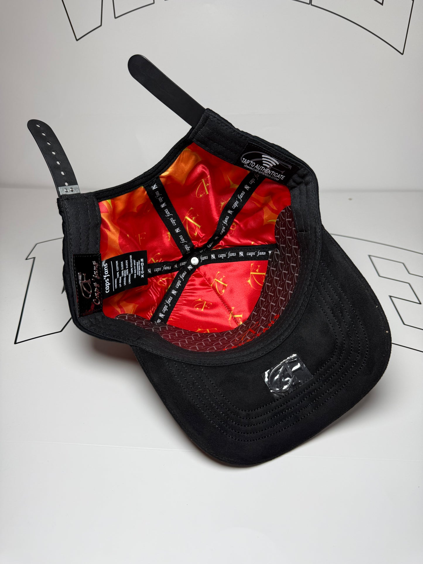 Black caps - red Yankees