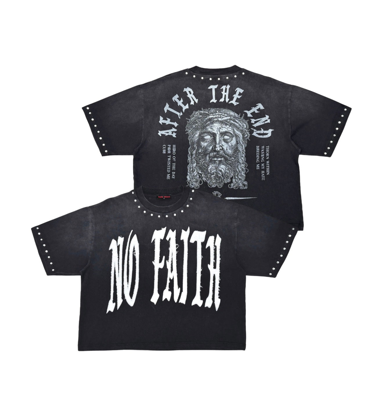 Rare peace - NO FAITH BOXY TEE