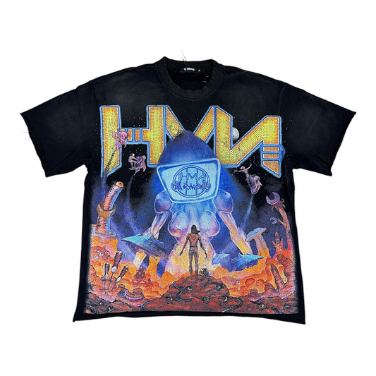 Harmony - "Cyber Dystopia" Vintage Black Tee