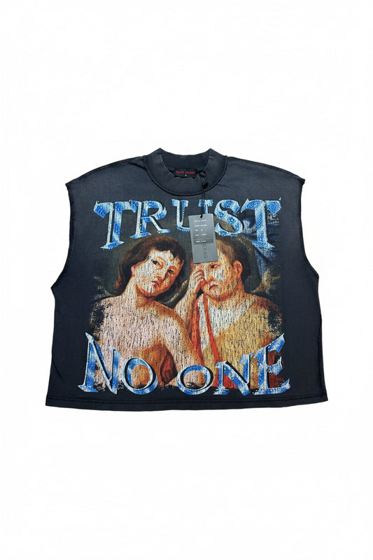 Rare Peace Oversized Trust No One Sleeveless Tee
