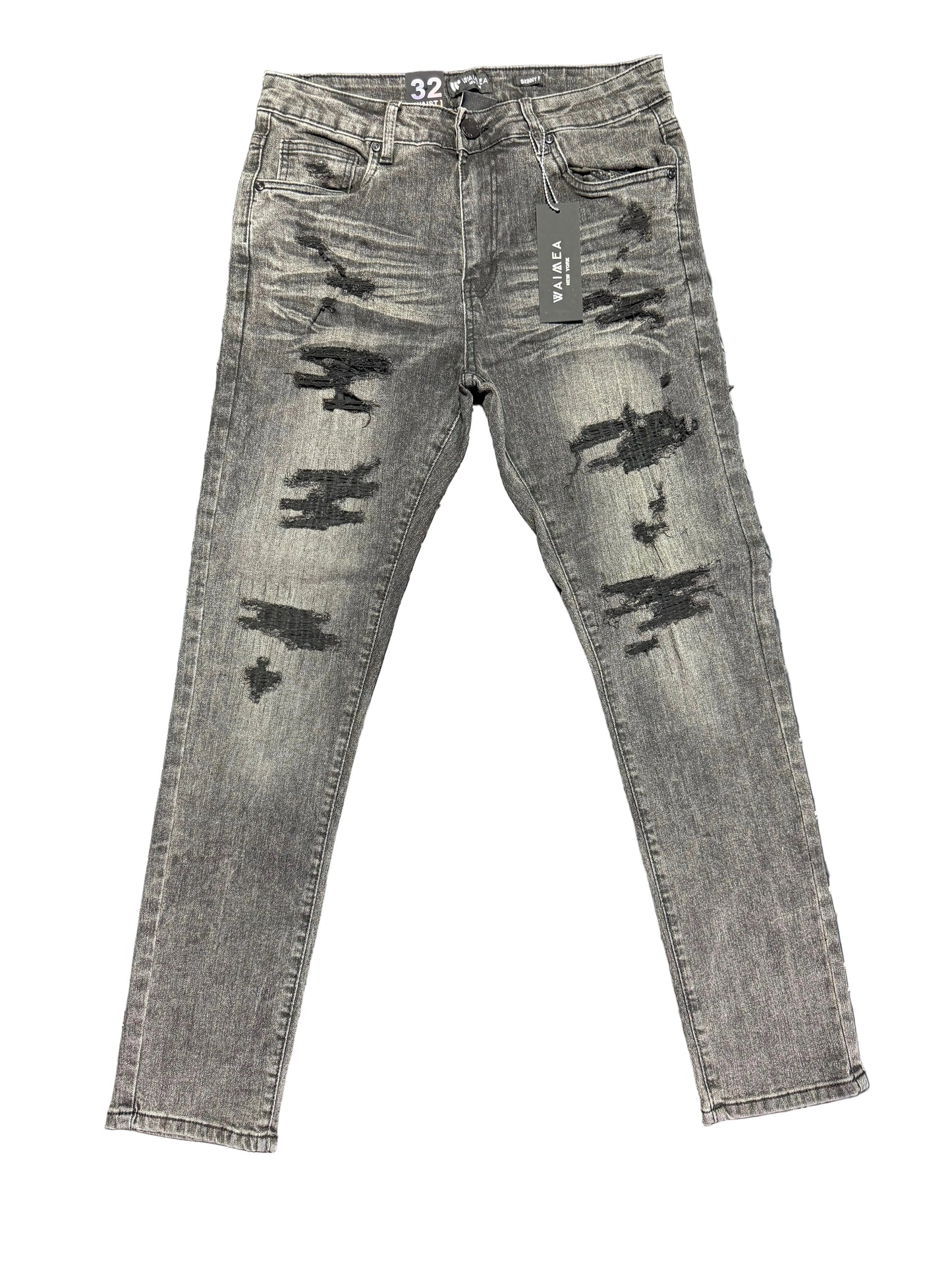 Waimea - Black Wash Skinny Jeans